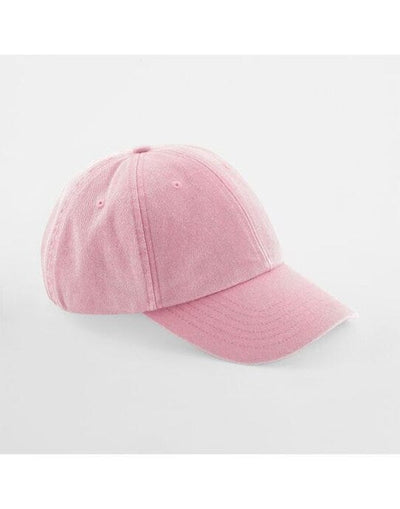 Beechfield B655B Jr Low Profile Vintage Cap - Vintage Dusky Pink