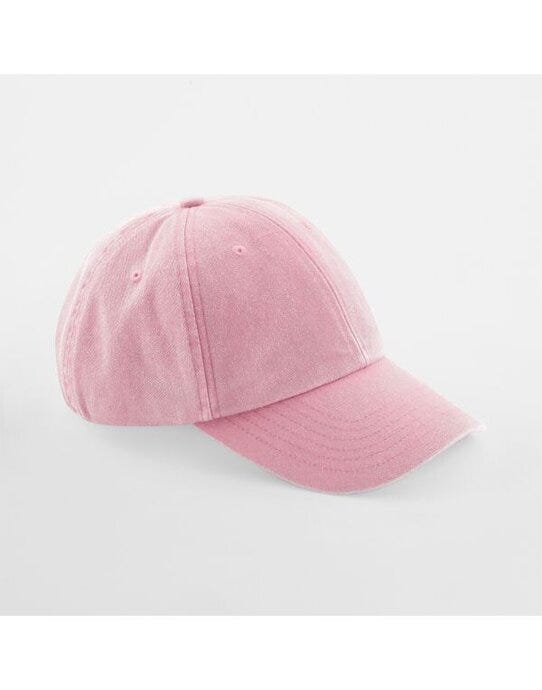 Beechfield B655B Jr Low Profile Vintage Cap - Vintage Dusky Pink