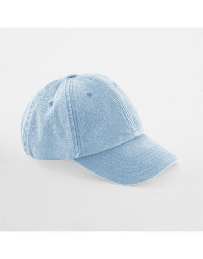 Beechfield B655B Jr Low Profile Vintage Cap - Vintage Light Blue