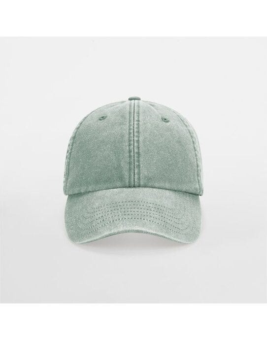 Beechfield B655B Jr Low Profile Vintage Cap - Vintage Sage Green