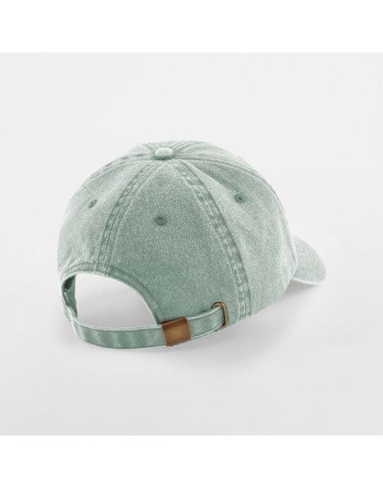 Beechfield B655B Jr Low Profile Vintage Cap - Vintage Sage Green