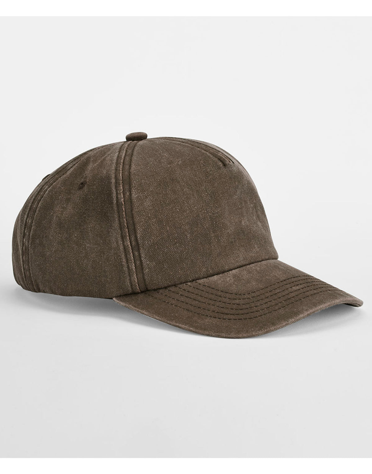 Beechfield B657 Relaxed 5 Panel Vintage Cap - Vintage Brown