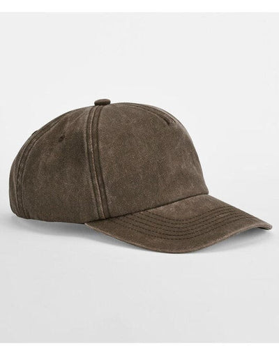 Beechfield B657 Relaxed 5 Panel Vintage Cap - Vintage Brown