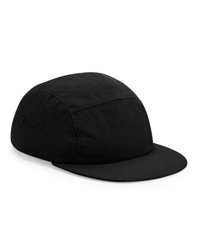 Beechfield B659 Outdoor 5 Panel Camper Cap - Black