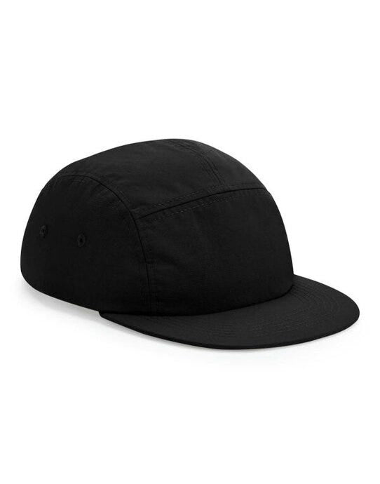 Beechfield B659 Outdoor 5 Panel Camper Cap - Black