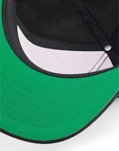 Beechfield B660 Original Flat Peak Snapback - Black/Black