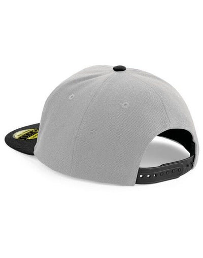 Beechfield B660 Original Flat Peak Snapback - Grey/Black