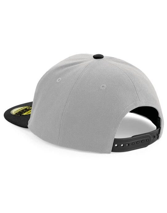 Beechfield B660 Original Flat Peak Snapback - Grey/Black