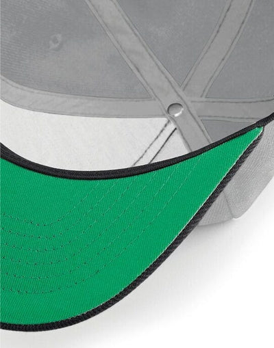 Beechfield B660 Original Flat Peak Snapback - Grey/Black