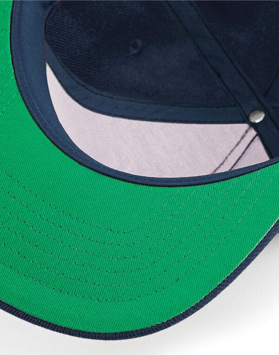 Beechfield B660 Original Flat Peak Snapback - French Navy/French Navy