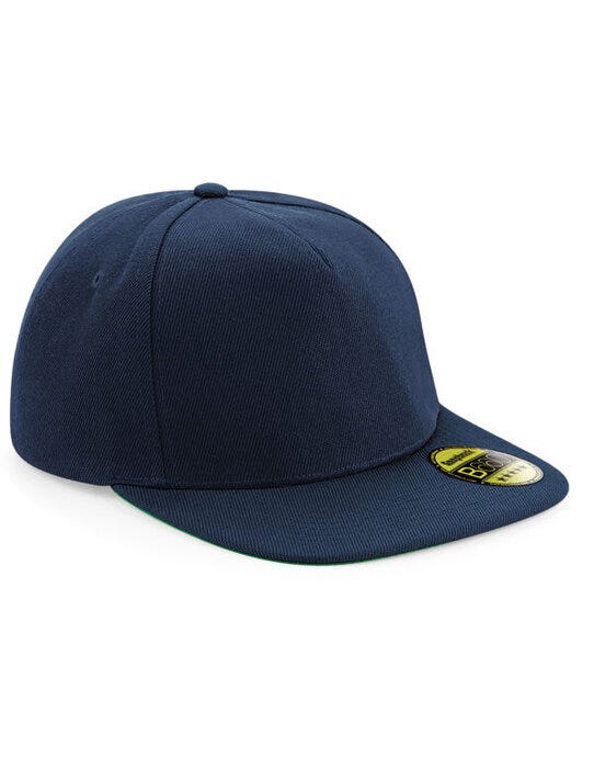 Beechfield B660 Original Flat Peak Snapback - French Navy/French Navy
