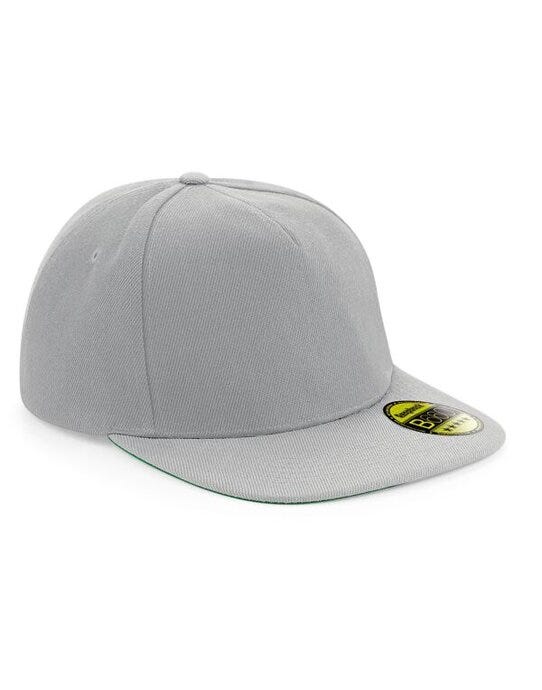 Beechfield B660 Original Flat Peak Snapback - Grey/Grey