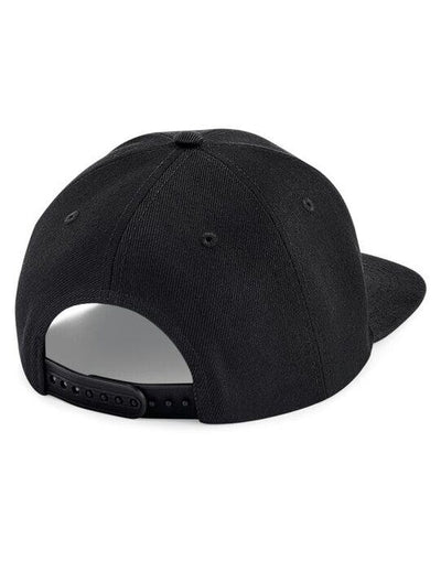 Beechfield B661 Original FlatPeak 6Panel SBak - Black/Black