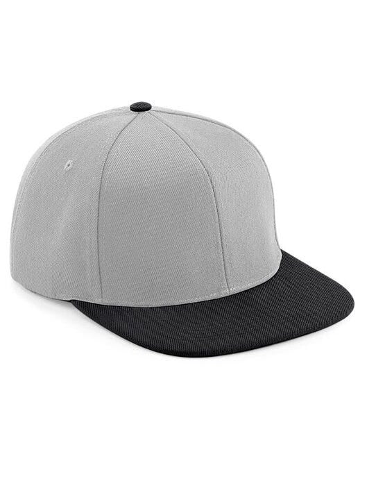 Beechfield B661 Original FlatPeak 6Panel SBak - Grey/Black