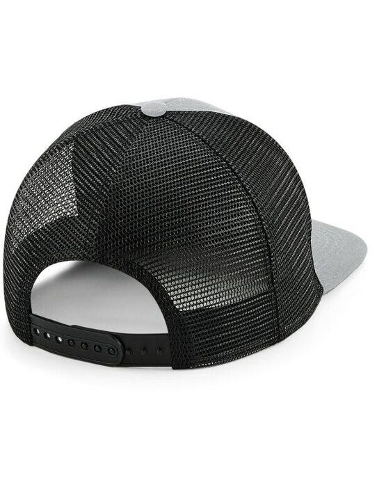 Beechfield B664 Original Flat Peak Trucker - Graphite Grey/Black