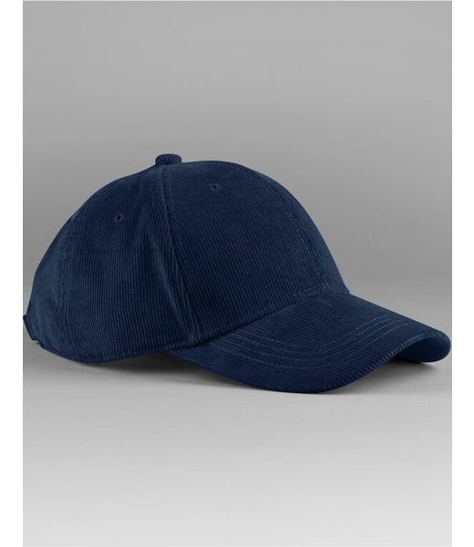 Beechfield B680 Oxford Navy plain baseball cap