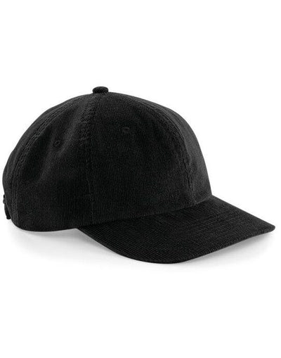Beechfield B682 Heritage Cord Cap - Black