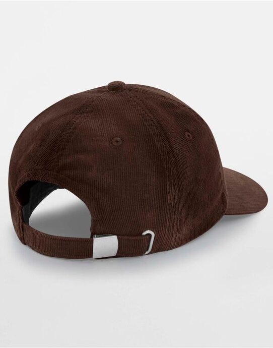 Beechfield B682 Heritage Cord Cap - Brown
