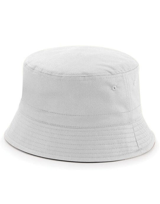 Beechfield B686 Reversible Bucket Hat - Black/Light Grey
