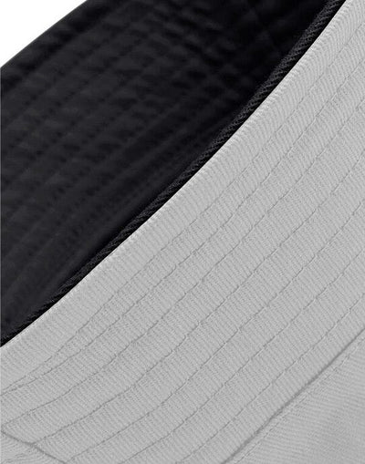 Beechfield B686 Reversible Bucket Hat - Black/Light Grey