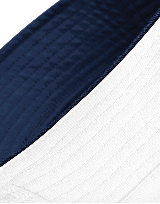 Beechfield B686 Reversible Bucket Hat - French Navy/White