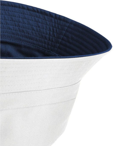 Beechfield B686 Reversible Bucket Hat - French Navy/White