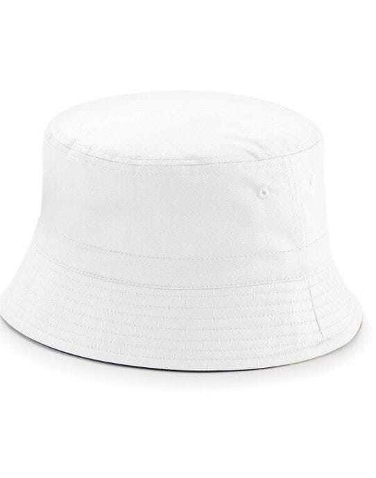 Beechfield B686 Reversible Bucket Hat - French Navy/White