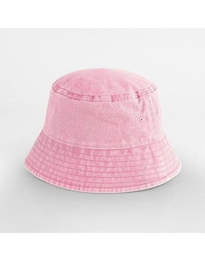 Beechfield B688B Junior Vintage Bucket Hat - Vintage Dusky Pink