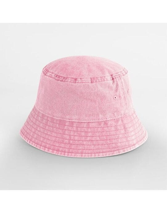 Beechfield B688B Junior Vintage Bucket Hat - Vintage Dusky Pink