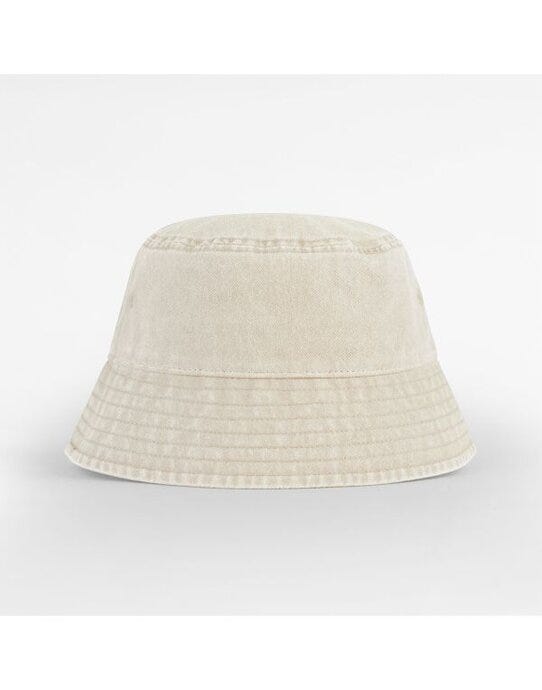 Beechfield B688B Junior Vintage Bucket Hat - Vintage Sand