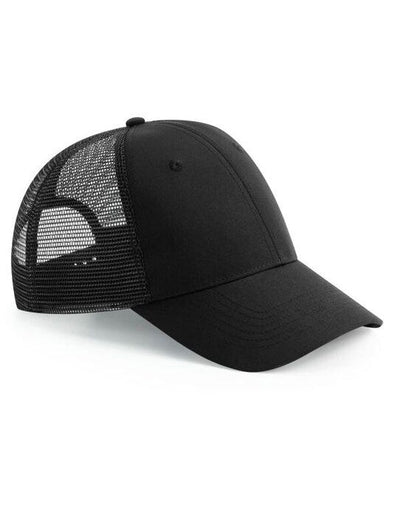 Beechfield B75R Recycled Snapback Trucker Cap - Black