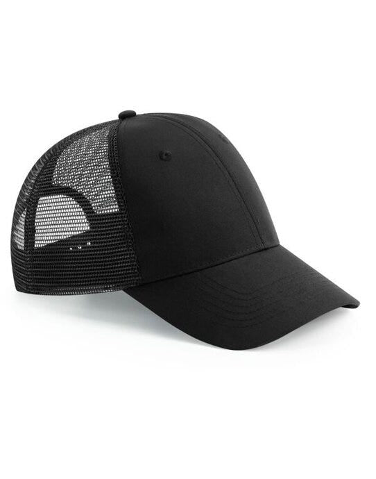 Beechfield B75R Recycled Snapback Trucker Cap - Black