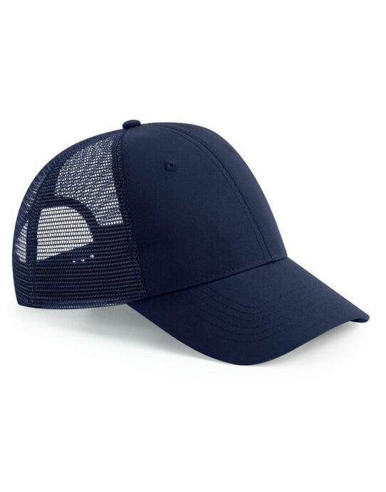 Beechfield B75R Recycled Snapback Trucker Cap - French Navy