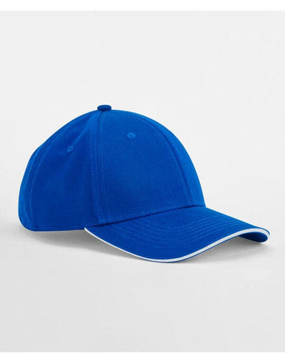 Beechfield B820C EA Org 6 Panel Cap SWich Peak - Bright Royal/White