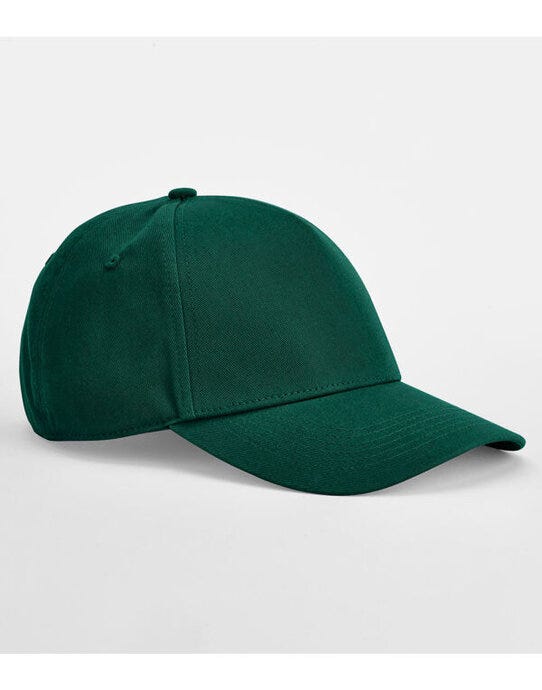 Beechfield B825 EA Organic 5 Panel Cap - Bottle Green