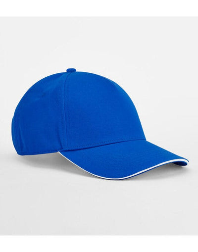 Beechfield B825C EA Org 5 Panel Cap SWich Peak - Bright Royal/White