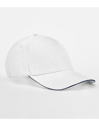 Beechfield B825C EA Org 5 Panel Cap SWich Peak - White/French Navy