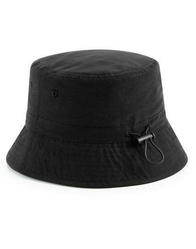Beechfield B84R Recycled Polyester Bucket Hat - Black