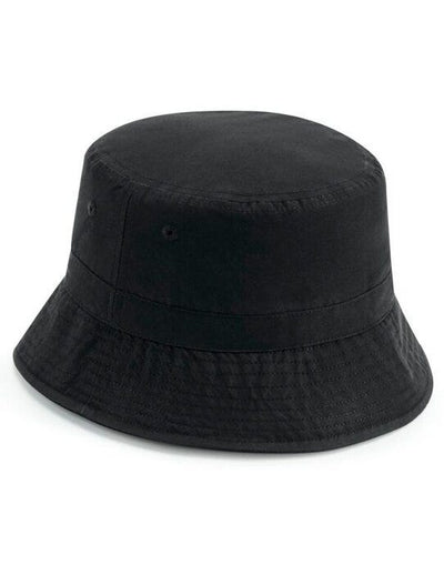 Beechfield B84R Recycled Polyester Bucket Hat - Black
