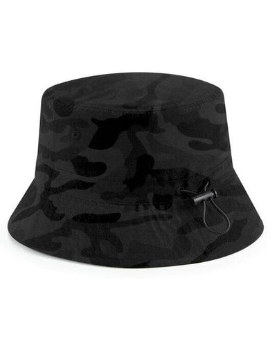 Beechfield B84R Recycled Polyester Bucket Hat - Midnight Camo