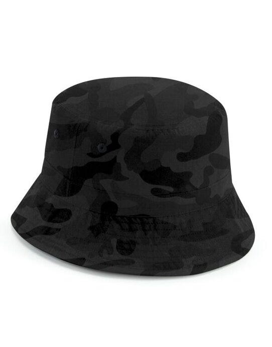 Beechfield B84R Recycled Polyester Bucket Hat - Midnight Camo