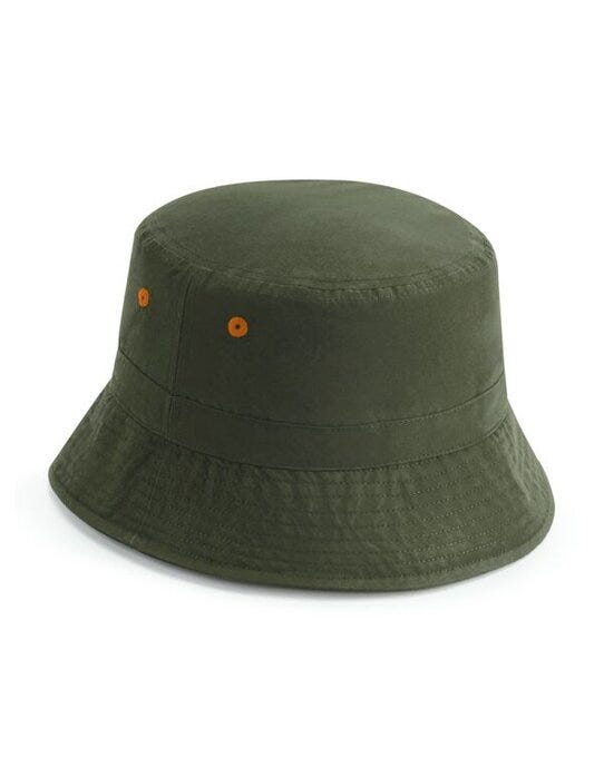 Beechfield B84R Recycled Polyester Bucket Hat - Olive Green