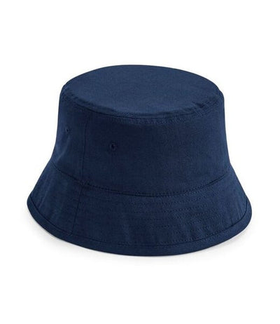 Beechfield B90N Navy plain Organic Cotton Bucket Hat