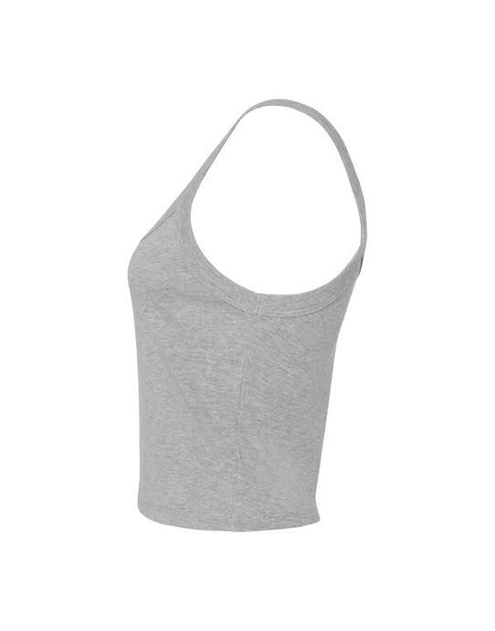 Bella + Canvas BE1012 Bella Women's Micro Rib Strap Tank - Athletic Heather