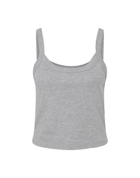 Bella + Canvas BE1012 Bella Women's Micro Rib Strap Tank - Athletic Heather