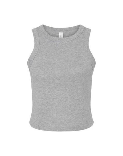 Bella + Canvas BE1019 Bella Women's Micro Rib Racer Tank - Athletic Heather