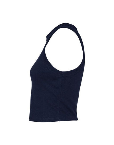 Bella + Canvas BE1019 Bella Women's Micro Rib Racer Tank - Solid Navy Blend