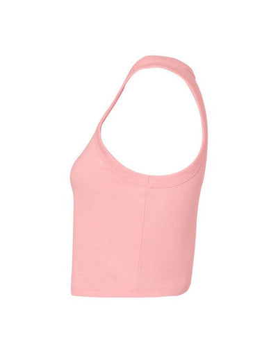 Bella + Canvas BE1019 Bella Women's Micro Rib Racer Tank - Solid Pink Blend