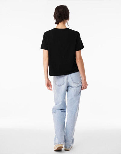 Bella + Canvas BE6110 Women's Heavy Boxy Tee - Black