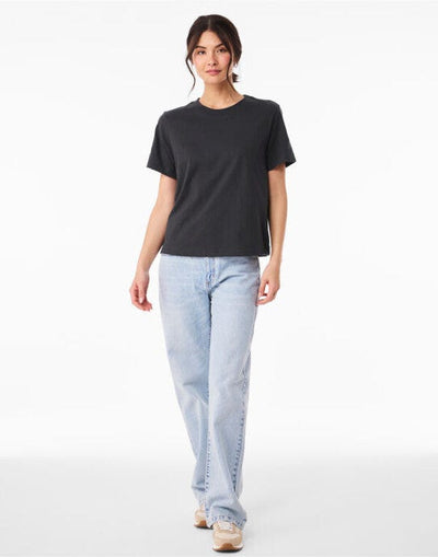 Bella + Canvas BE6110 Women's Heavy Boxy Tee - Dark Grey